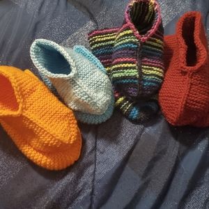 Handmade Knitted Slippers